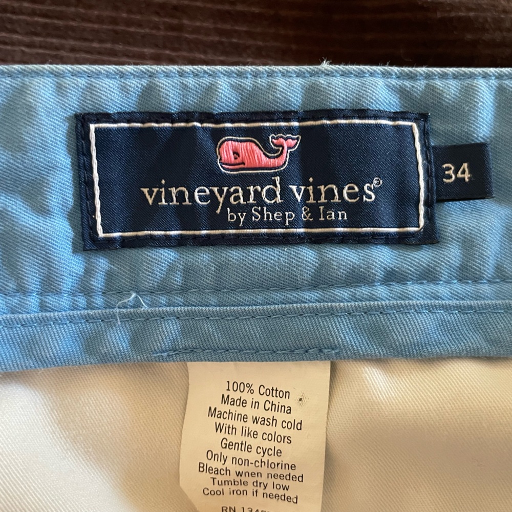Vineyard Vines Ocean Blue 20”shorts 34 - Picture 6 of 6